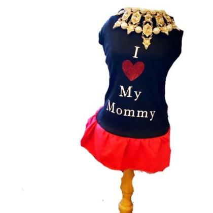 I Love  My Mommy Dress - Medium