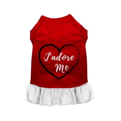 Red w/ White - J\'adore Me - Medium