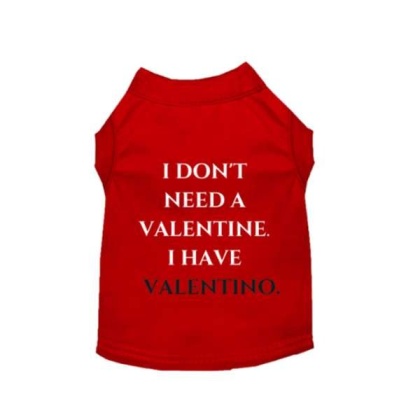 RED - Valentine or Valentino - 2X Large