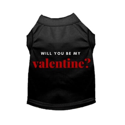 Black - Will You Be My Valentine - Small