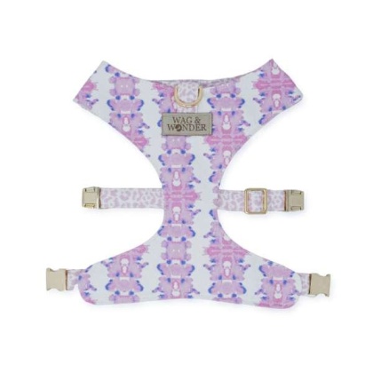 French Lavender Reversible Dog Harness - XS