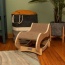 Medium Cat Rocking Chair, Detachable Cat Swing Chair S1302