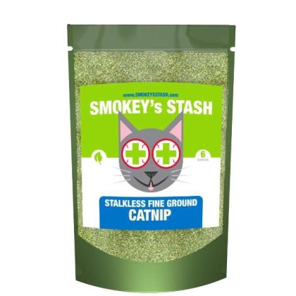 Smokey\'s Stash Catnip Stalkless Dried Ground - 6oz bag