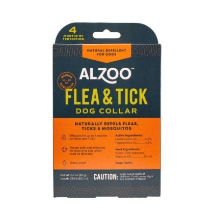 ALZOO Plant-Based Flea & Tick Collar Medium Dog - Medium