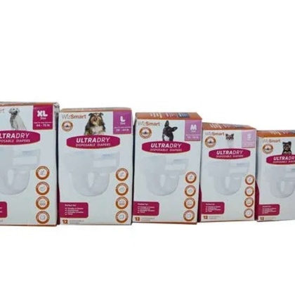 White - WizSmart UltraDry Disposable Diapers  - XL