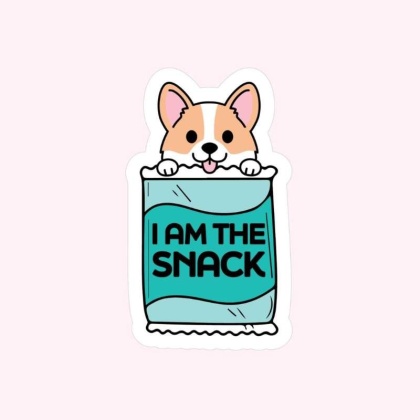 I Am The Snack Sticker