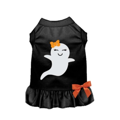 Fabby the Fabulous Ghost- Dog Dress - L