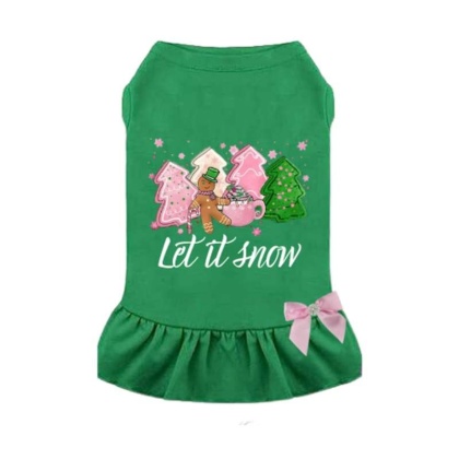 Let It, Snow Gingerbread Dress - M