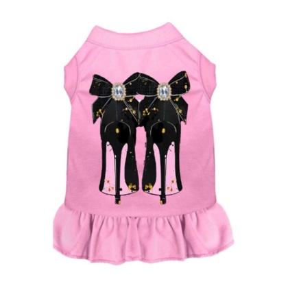 My Favorite Pink Heels- Dog Dress - S