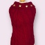 Studded Knit Turtleneck- Dog Sweater - XL