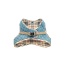 Denim & Beige Plaid - Step-In Denim Harness - XS