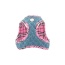 Denim & PinkPlaid - Step-In Denim Harness - Small