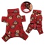 Burgundy - Silly Monkey Fleece Turtleneck Pajamas - L