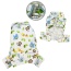 White - Zoo Animals Flannel Pajamas with 2 Pockets - XL