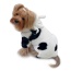 White - Ultra Plush Moo Cow Hooded Pajamas - L