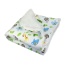 White - Zoo Animals Flannel/Plush Blanket - 30