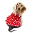 Red/White - Sparkling Bow Ruffle Layered Dress - S