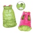 Lime/Pink - Reversible Parka Vest with Ruffle Trims - L