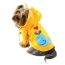 Yellow - Splashing Whale Raincoat with Cotton Lining - M