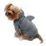 Gray - Ultra Plush Shark Hoodie with Fin & Teeth - XS