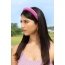 Pink Solid Beaded Headband