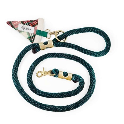 Sullivan Christmas Scottish Red & Green Tartan Plaid Premium Dog Leash