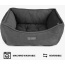 DARK GRAY - NANDOG Reversible Micro-Plush Fabric Pet Bed