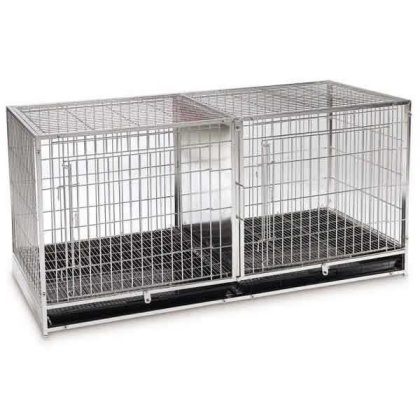 PS Modular Cage w/Plastic Tray SS