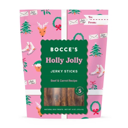 Bocce\'s Bakery Holly Jolly Jerky Sticks Dog Treats