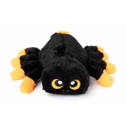 Black - FuzzYard Webster The Spider Plush Dog Toy  - S