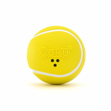 GURU Pet Company Giggling Tennis Ball Dog Fetch Toy Large