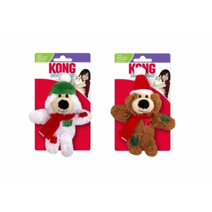 KONG Holiday Softies Bear Assorted