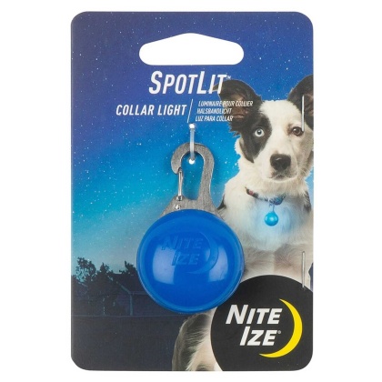 Blue - Nite Ize SpotLit Collar Light