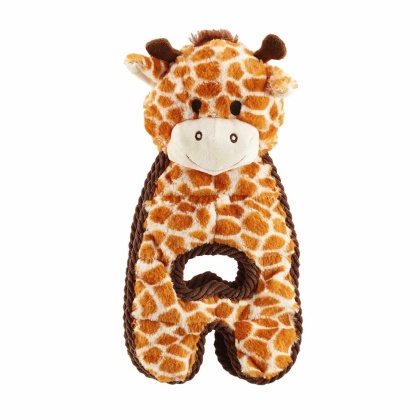 Outward Hound Cuddle Tugs Giraffe Plush Dog Toy