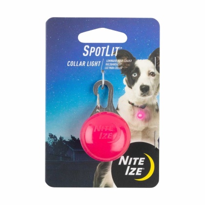 Pink - Nite Ize SpotLit Collar Light