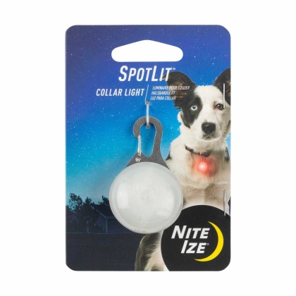 Red - Nite Ize SpotLit Collar Light