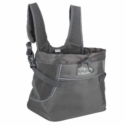 Grey - Outward Hound PupPak Dog Front Carrier Small Grey - Small