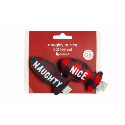 Pearhead Naughty Or Nice Cat Toy Set