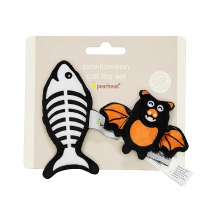 Pearhead Pawloween Cat Toy Set