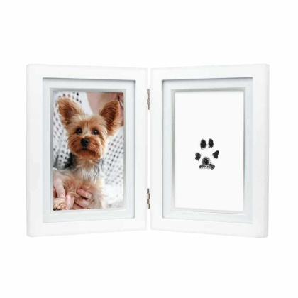 White/Ink - Pearhead Pawprints Desk Frame