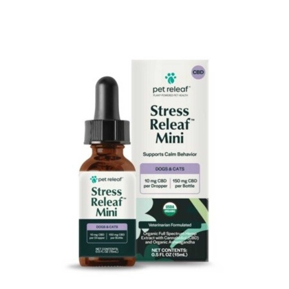 Pet Releaf 150 Mini Stress Releaf CBD Oil Organic