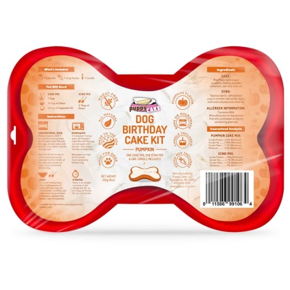 Pumpkin - Puppy Cake Dog Birthday Cake Kit  - 9oz