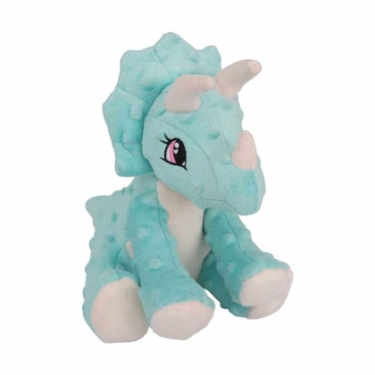 SnugArooz Talia the Triceratops Plush Dog Toy 8\