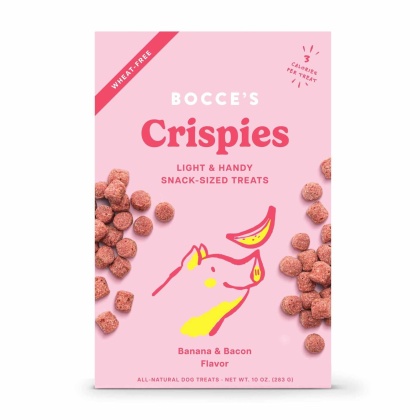 Bocce\'s Bakery Banana + Bacon Crispies Dog Treats 10oz