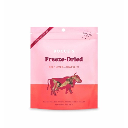 Bocce\'s Bakery Beef Liver Freeze Dried Treats 3oz