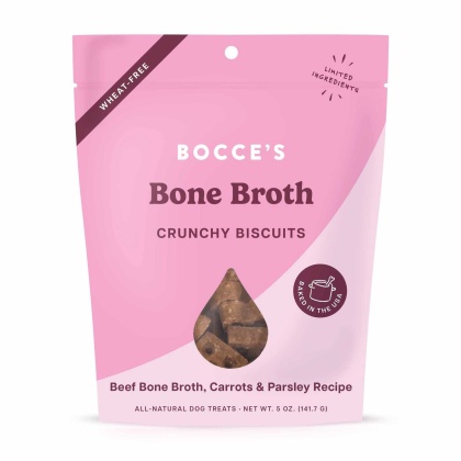 Bocce\'s Bakery Bone Broth Biscuit Dog Treats 5oz