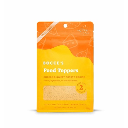 Bocce\'s Bakery Cheese & Sweet Potato Food Topper 8oz