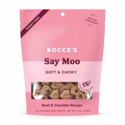 Bocce\'s Bakery Say MOOOO Soft & Chewy Dog Treats 6oz