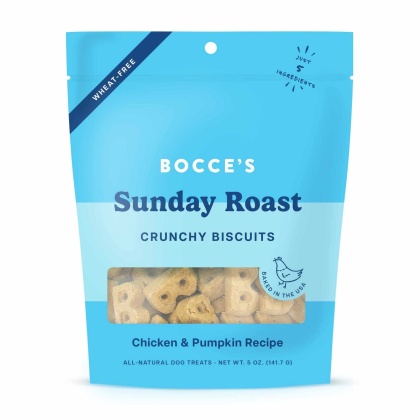 Bocce\'s Bakery Sunday Roast Biscuit Bags Dog Treats 5oz