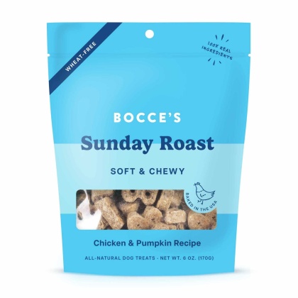 Bocce\'s Bakery Sunday Roast Soft & Chewy Dog Treats 6oz